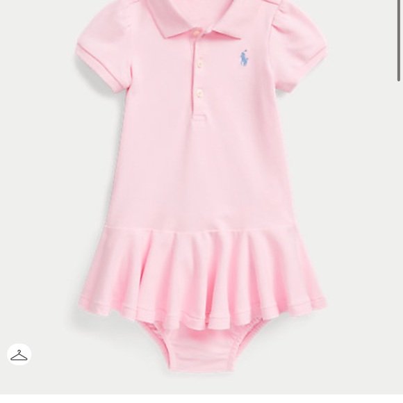 Ralph Lauren Light Pink Polo Dress & Bottoms Size 6 Months - Picture 4 of 5